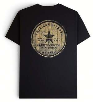 Redneck Riviera American Blended Whiskey Black Graphic T-Shirt